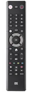 Remote control One For All URC1313 — TV replacement, IR wireless, press-button, black/grey