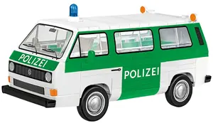 Building set Cobi Volkswagen T3 Police — 144 pieces, ages 7+, green/white