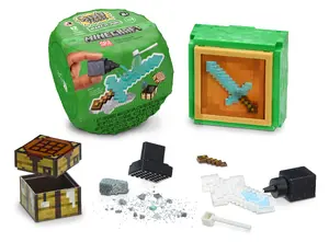 Figure set, mga entertainment Miniverse Make It Mini Minecraft – collectible mini figures, recommended age up to 99
