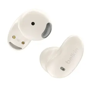 Austiņas Belkin SoundForm Anywhere — in-ear vadu un bezvadu (USB‑C, Bluetooth), baltas, 4 g