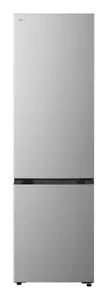 Brīvi stāvošais ledusskapis LG GBBS312CPY — 333 L kopējā (220 L ledusskapis, 113 L saldētava), No Frost, LED displejs, sudraba