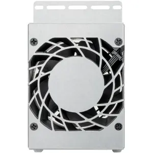 CPU Cooler SILVERSTONE RAC45-FC-801 compact 80 mm fan, silver/black