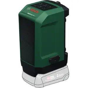 Portable Jobsite Speaker Bosch UniversalSpeaker 18V-1 (Bluetooth, USB-C, green/black, tool-only)