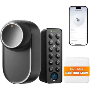 Switchbot Ultra Touch Bundle (balts) — komplekts Switchbot Ultra Touch ar ciparnīcu, centrāli un maciņu