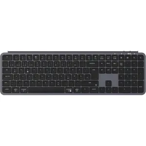 Klaviatūra Keychron B6 Pro — pelēka/melnā, DE izkārtojums, šķērsslēdzēju (scissor) mehānisms
