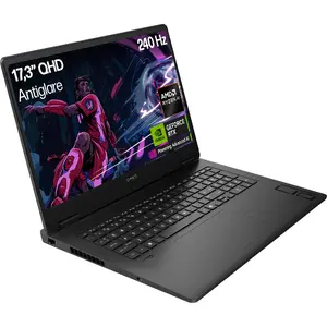 Portatīvais dators OMEN by HP 17-db1180ng — AMD Ryzen AI 7 350, NVIDIA GeForce RTX 5070, 32 GB DDR5, 1 TB SSD, bez OS
