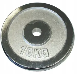 Weight Plate Chromed for Barbells CorbySport 10 kg 30 mm