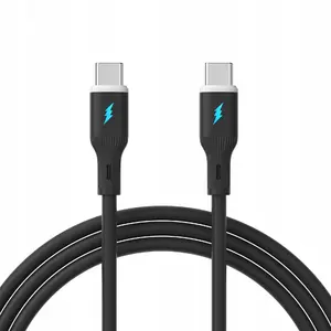 USB cable Akyga AK-USB-67 — USB-C to USB-A, 1 m, black