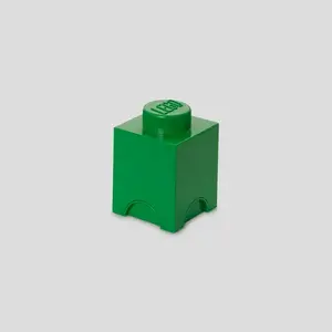 Toy storage box LEGO Room Copenhagen 40011734, polypropylene, green, 125×180×125 mm, BPA‑free