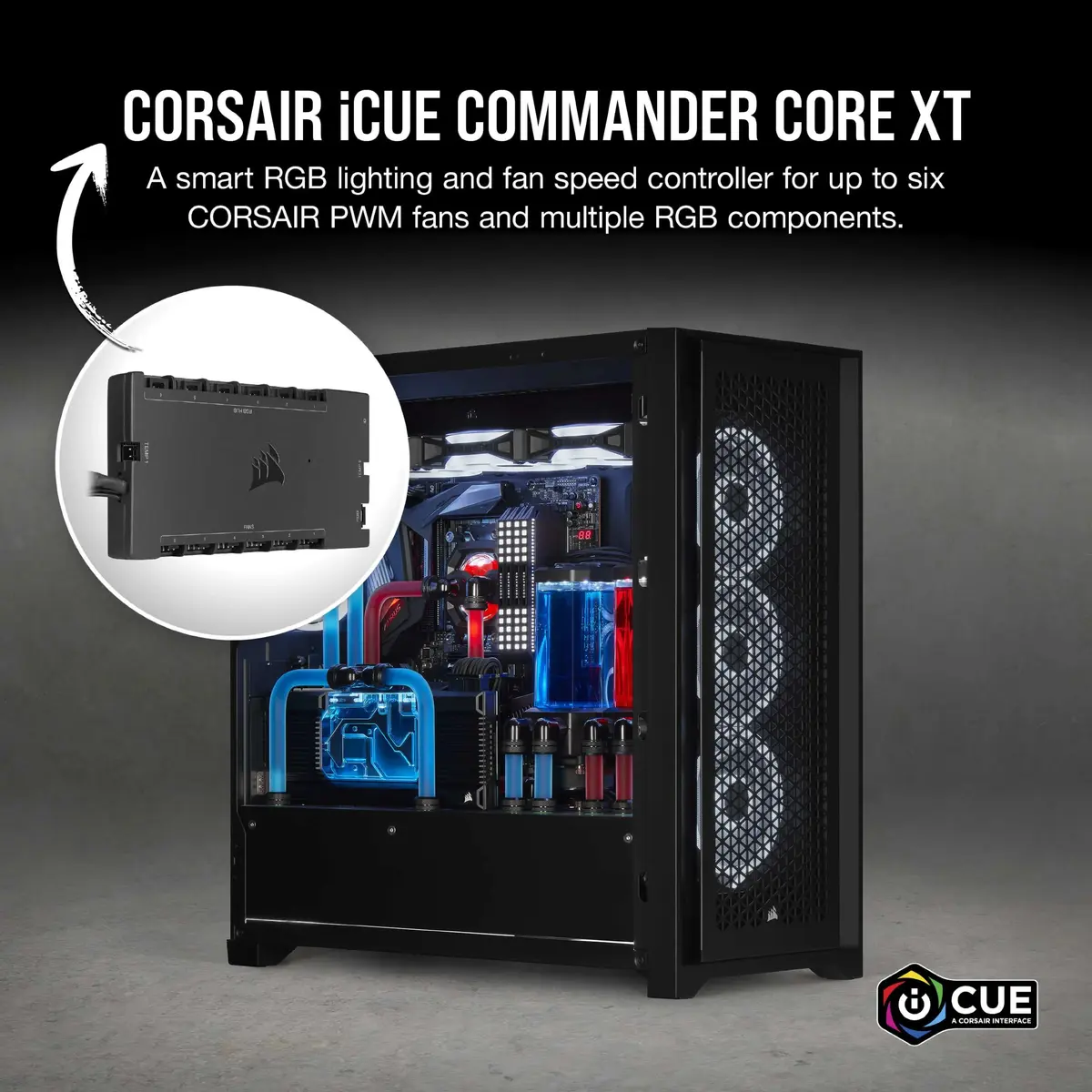 Контроллер вентиляторов Corsair iCUE Commander Core XT Photo 7
