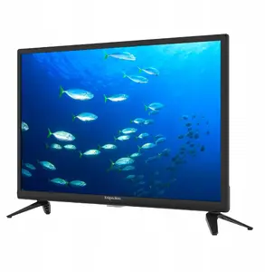 24" Kruger & Matz HD TV KM0224-T5 with DVB‑T2 tuner and H.265 HEVC support, 230V/12V
