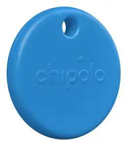 Трекер-брелок Chipolo RWS.0000004, синий, батарея CR2032, срок ~1 год, Android/iOS, диаметр 3.88 см
