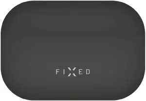 FIXED silicone case for Apple AirPods – model Silky, black, ultra-thin protective cover
