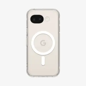 Чехол Spigen Ultra Hybrid (Mag Fit) для Google Pixel 10a — TPU/PC, прозрачный белый, для экрана 6,3"