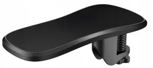 Armrest Q-Connect KF17804, black — adjustable office chair arm support