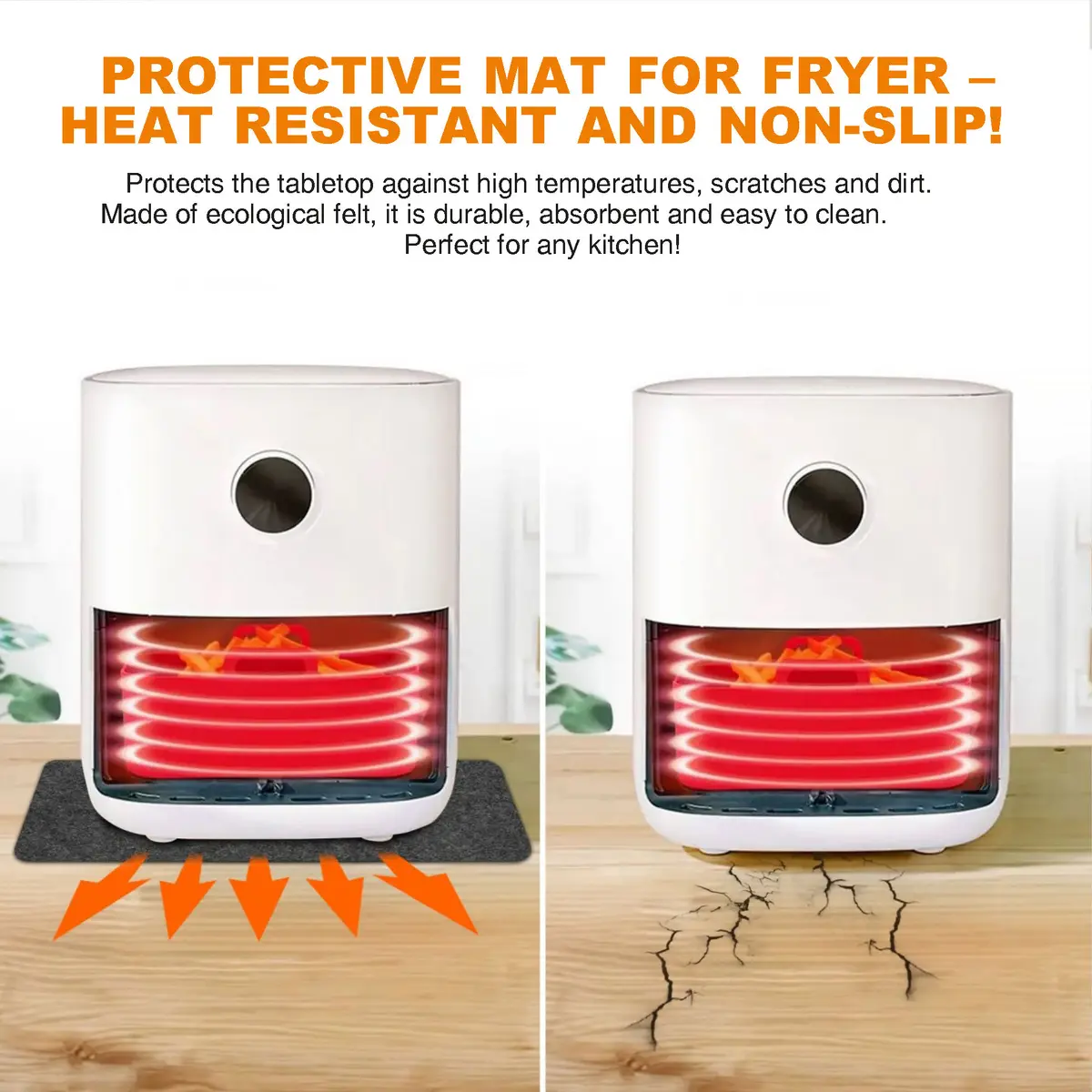 Extralink Home Protective Mat for Air Fryer 60x45 cm Photo 10