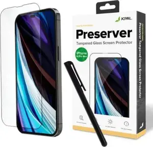 Tempered Glass Screen Protector for iPhone 14 — Jcpal Preserver Glass with Stylus (JCP4128)