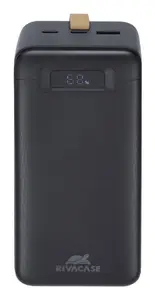 Power bank Rivacase VA1084 Lithium Polymer 40000 mAh, Quick Charge 3.0, 2× USB-C + 1× USB-A, Black