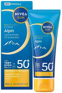 Защитный увлажняющий крем для лица с SPF50+ 40 мл — No name (NIVEA_Sun Alpin)