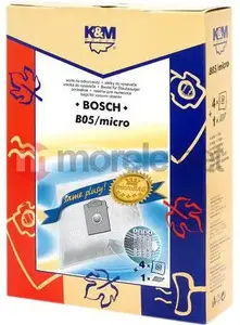 Vacuum cleaner bags könig & meyer BOSCH B05 MICRO (4) – disposable microfibre dust bags, pack of 4