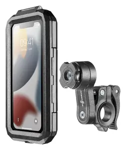 Держатель INTERPHONE QUIKLOX - ARMOR PRO для мобильных устройств, алюминий, до 6.9" экранов, чёрный