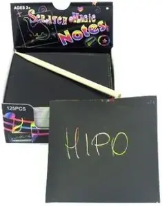 Scratching Motes Hipo Scratch Magic 125 pcs - refill pack for creative scratch art