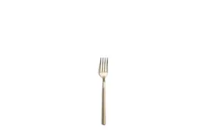 Cake Fork COMAS VIOLET SATIN CHAMPAGNE — dessert fork for cake and pastries