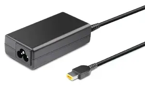 Power adapter/inverter MicroSpareparts Mobile MSPT2044 for tablet, indoor 45 W, 110–230 V input, 2.25 A output, Lenovo Square connector, black