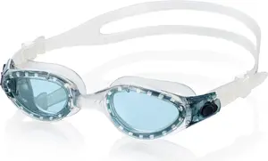 Peldbrilles AQUA‑SPEED 647 — pieaugušajiem, universāls izmērs, caurspīdīga rāmja krāsa
