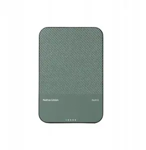 Power bank Native Union (Re)Classic Qi2 5000 mAh — magnetic MagSafe & Qi2 compatible, USB-C to USB-C 15 cm (slate green)