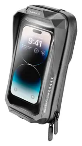 Holster case Interphone QUIKLOX - WATERPROOF for devices up to 17.8 cm (7") — Black