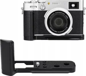 JJC Video Cage Handle Grip Holder 1/4" for Fujifilm X100VI — Black