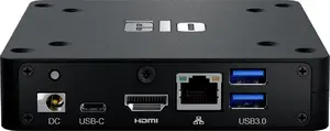 Рабочая станция настольная Elotouch E620713 — 8 ГБ ОЗУ, 64 ГБ хранения, Wi‑Fi, картридер, черная