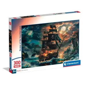Пазл Clementoni Supercolor 21738 — 300 деталей, Тема: корабли, ширина 485 мм, 9+ лет