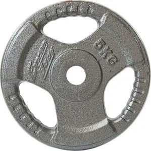 Блин EB FIT Hammertone 5 кг, отверстие 28 мм, серое покрытие