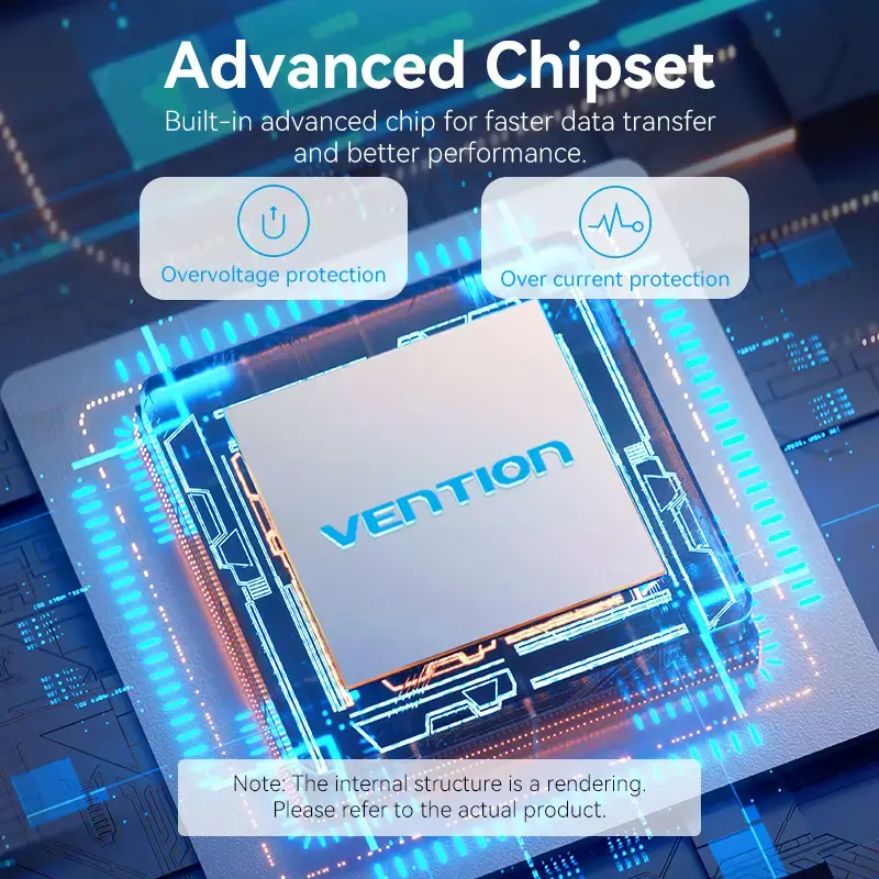 Vention CHWBF USB 3.0 hubs — 4×A + 1×C Photo 8