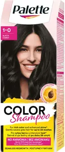 Шампунь-колорирование Loreal Palette — L’Oreal Paris PALETTE_Color Shampoo 1-0 Black, стойкость до 28 мытьев