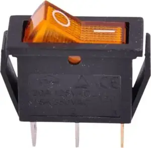 Connector switch LechPol IRS-101-1B yellow, inline electrical connector for wiring