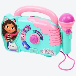 Boombox spinmaster Gabby's Dollhouse — portatīvs bērnu audio atskaņotājs, tēmas rotaļlieta