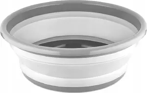 Collapsible Silicone Bowl Katex 9 Litre, Round, Gray