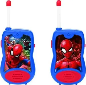 Rācijas Lexibook SpiderMan SPI-20274 — darbības rādiuss līdz 100 m, bērnu divvirzienu radio
