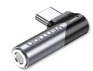 Vention BGWH0 Audio Adapter Grey, Black