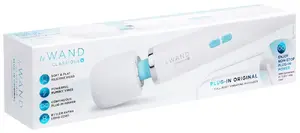 Wand massager le wand Classique Plug-In — corded wand, 33 cm length, 6.3 cm head, 10 vibration modes, 2.5 m cable