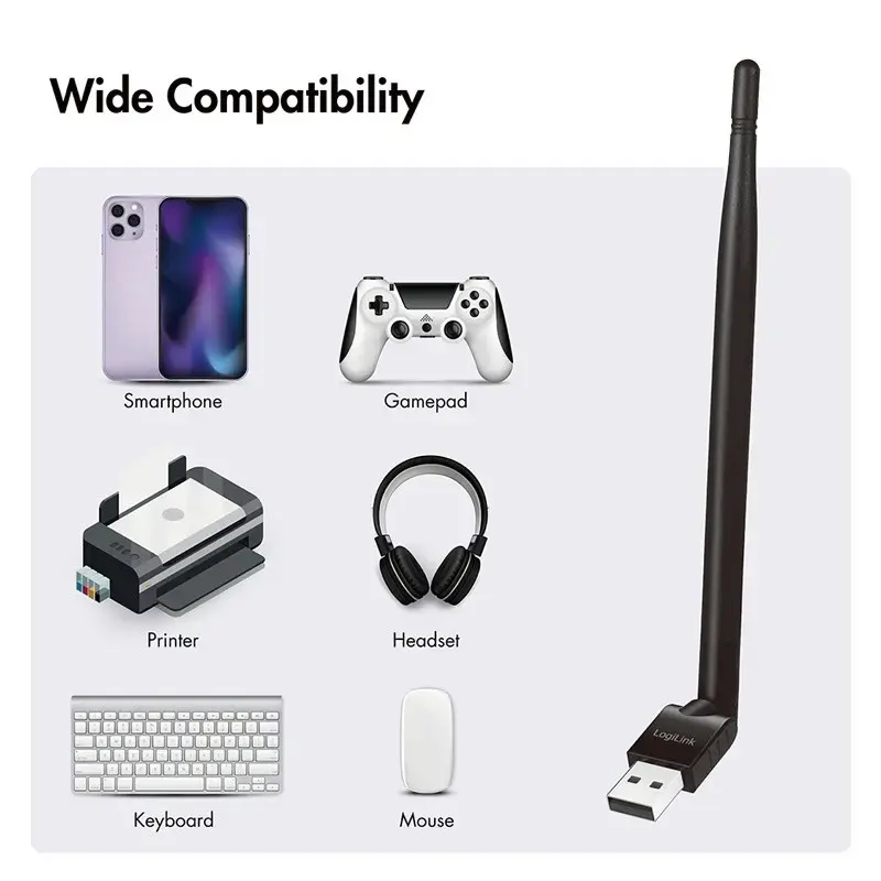 LOGILINK BT0067 USB-A адаптер Bluetooth 5.3 Photo 5