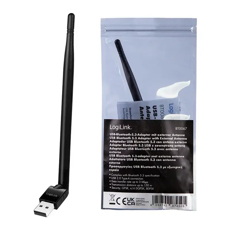 LOGILINK BT0067 USB-A адаптер Bluetooth 5.3 Photo 7