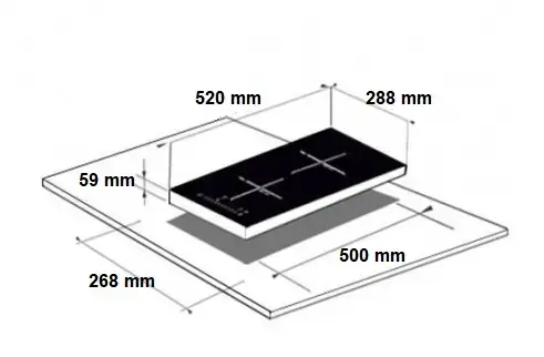 Induction hob SCHLOSSER BT3525IV Photo 2