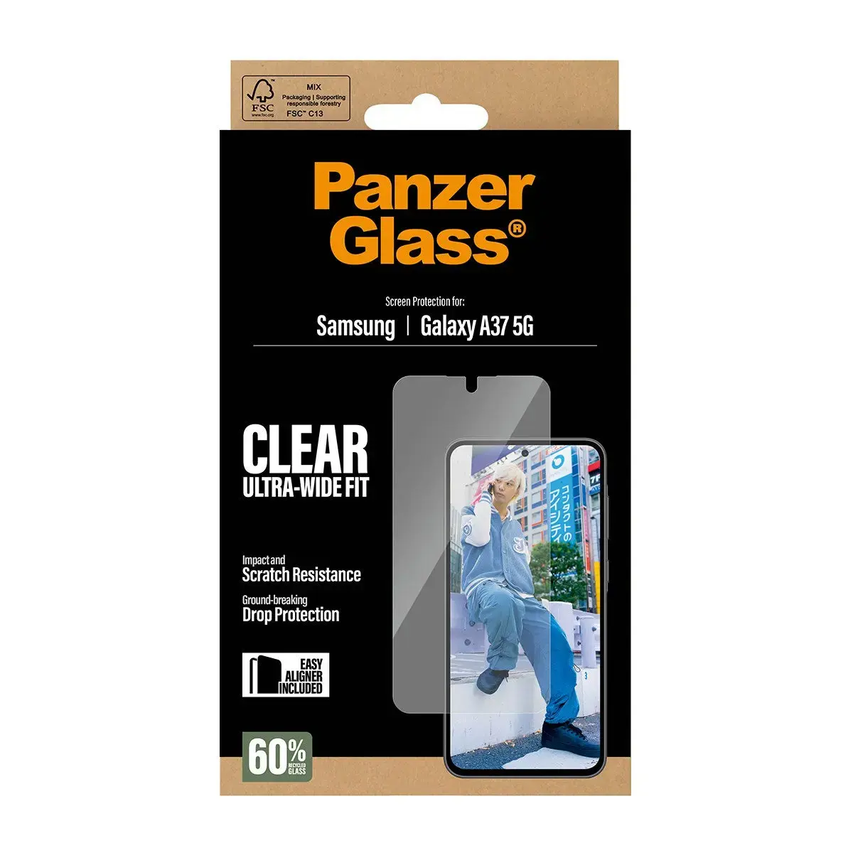 PanzerGlass aizsargstikls Ultra-Wide Fit — Galaxy A37 5G Photo 2