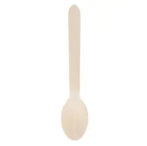 Wooden Stirring Spoons for Hot Chocolate La Cafetiere 24 pcs, Birch, Recyclable, 15.9×3.2×5.0 cm