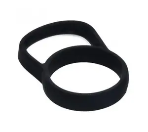 S'well Traveler Handle silicone carry handle for wide-mouth bottles, 11.8×7.2×1.5 cm, black