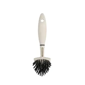 Dishwashing brush Natural Elements GB40NEPOTBRUSH — recycled plastic handle, straw fibre bristles, triangular head, 22 cm